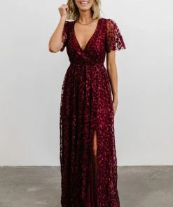 BB Custom Marseille Embossed Maxi Dress | Mulberry Dresses