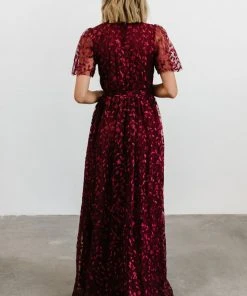 BB Custom Marseille Embossed Maxi Dress | Mulberry Dresses