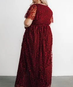 BB Custom Marseille Embossed Maxi Dress | Mulberry Dresses