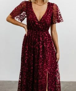 BB Custom Marseille Embossed Maxi Dress | Mulberry Dresses