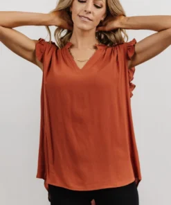 KA Mason Top | Rust 11 KA Mason Top | Rust