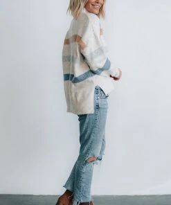 LUM Tops Mavis Stripe Sweater | Natural