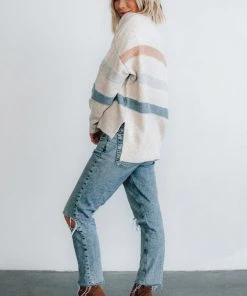 LUM Tops Mavis Stripe Sweater | Natural