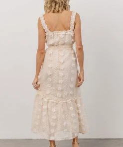 FT Dresses Melody Swiss Dot Midi Dress | Vintage Cream 11 FT Dresses Melody Swiss Dot Midi Dress | Vintage Cream