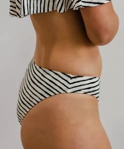 Menton Stripe Bikini Bottom