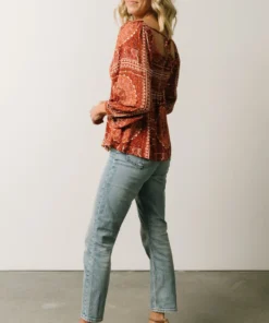 Millie Blouse | Crimson Print 13 Millie Blouse | Crimson Print