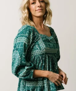 Millie Blouse | Jade Print Boho 13 Millie Blouse | Jade Print Boho