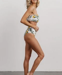 EN Swim Milos Bikini Top | Lemon Print