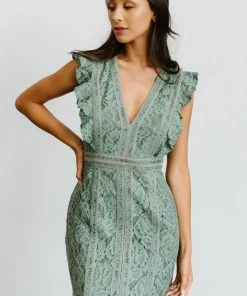 BB Custom Monroe Lace Dress | Sage Dresses