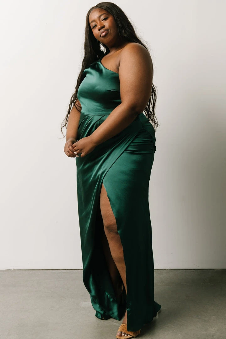 SL Morgan One Shoulder Gown | Emerald Dresses 10 SL Morgan One Shoulder Gown | Emerald Dresses