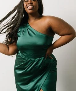 SL Morgan One Shoulder Gown | Emerald Dresses 23 SL Morgan One Shoulder Gown | Emerald Dresses