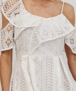 SL Munich Lace Short Dress | White Dresses