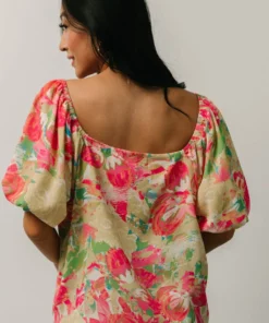 FT Tops Nancy Top | Multi Floral 12 FT Tops Nancy Top | Multi Floral