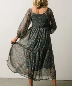 IL Dresses Nellie Smocked Midi Dress | Blue Print