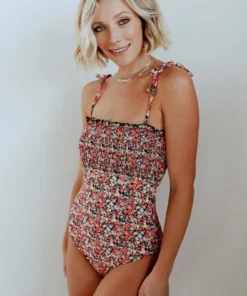 BJB Swim Nikki Neon Floral One Piece