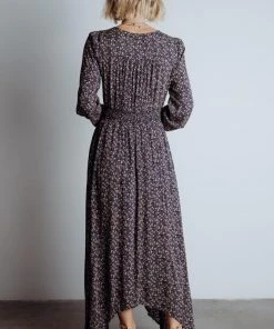 HAY Dresses Oakley Maxi Dress | Navy Floral