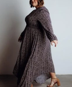 HAY Dresses Oakley Maxi Dress | Navy Floral