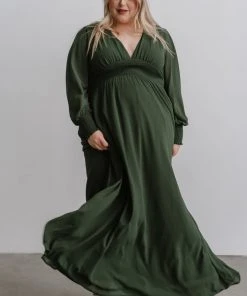 BB Custom Dresses Olivia Maxi Dress | Green