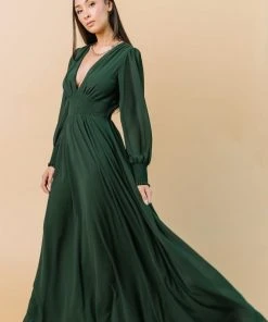 BB Custom Dresses Olivia Maxi Dress | Green