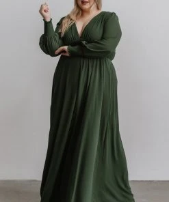 BB Custom Dresses Olivia Maxi Dress | Green