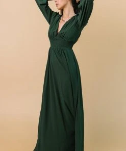 BB Custom Dresses Olivia Maxi Dress | Green