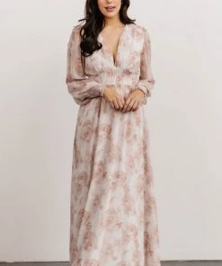 BB Custom Dresses Olivia Maxi Dress | Pink Floral