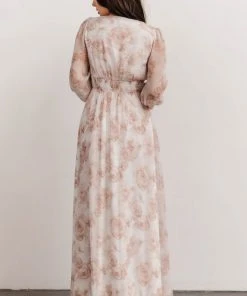BB Custom Dresses Olivia Maxi Dress | Pink Floral
