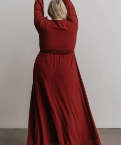 BB Custom Olivia Maxi Dress | Rust