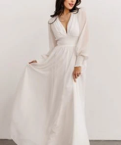 BB Custom Olivia Maxi Dress | White