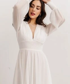 BB Custom Olivia Maxi Dress | White