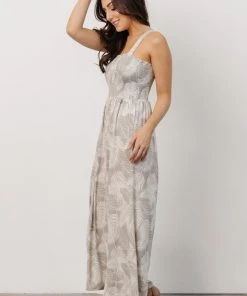BL Boho Ollie Wide Leg Jumpsuit | Grey