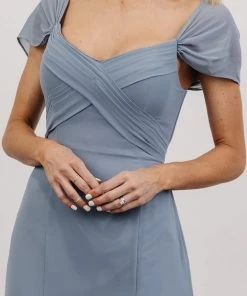 SL Opal Sweetheart Gown | Dusty Blue Shop All