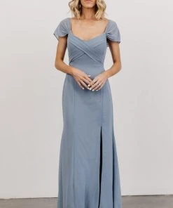 SL Opal Sweetheart Gown | Dusty Blue Shop All