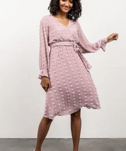 POL Paisley Dot Midi Dress | Blush 10 POL Paisley Dot Midi Dress | Blush