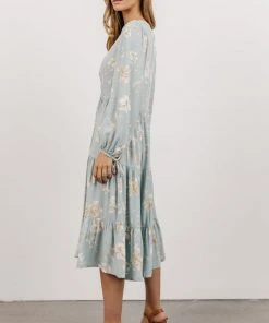 LUM Payton Midi Dress | Robin Blue Floral