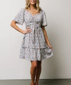 HAY Petunia Mini Dress | Blue Floral Dresses