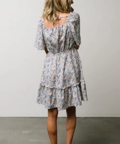 HAY Petunia Mini Dress | Blue Floral Dresses