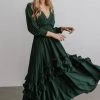 BB Custom Pippa Ruffle Maxi Dress | Hunter