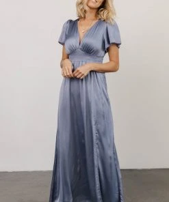 RR Prague Satin Maxi Dress | Blue Dresses 15 RR Prague Satin Maxi Dress | Blue Dresses