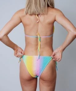 BJB Swim Rainbow Smocked Bikini Bottom