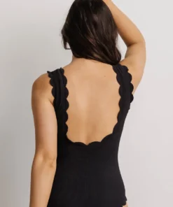 BJB Roatán Scalloped One Piece | Black Swim 16 BJB Roatán Scalloped One Piece | Black Swim