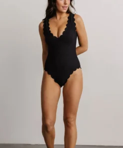 BJB Roatán Scalloped One Piece | Black Swim 19 BJB Roatán Scalloped One Piece | Black Swim