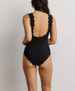 BJB Roatán Scalloped One Piece | Black Swim 15 BJB Roatán Scalloped One Piece | Black Swim