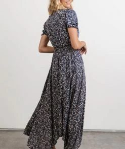 HAY Dresses Robyn Maxi Dress | Navy Floral