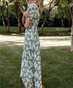 HAY Robyn Maxi Dress | Monstera + Palm Print Dresses