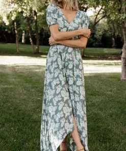 HAY Robyn Maxi Dress | Monstera + Palm Print Dresses