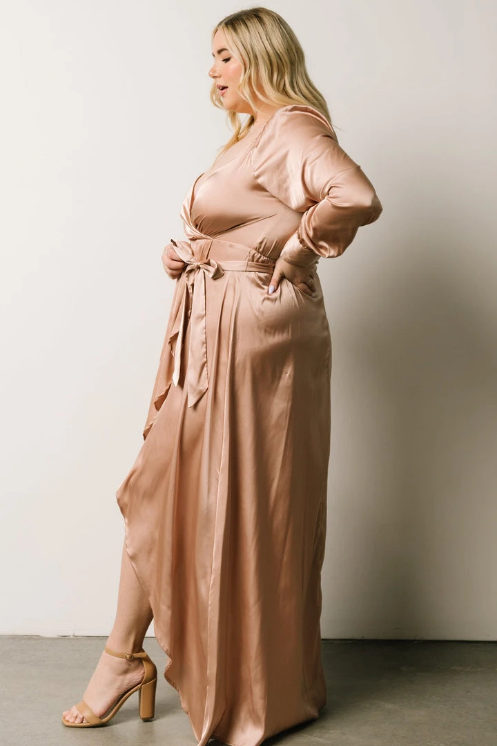 DD Rogue Tulip High Low Dress | Champagne 14 DD Rogue Tulip High Low Dress | Champagne