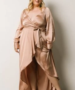 DD Rogue Tulip High Low Dress | Champagne 26 DD Rogue Tulip High Low Dress | Champagne