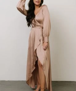 DD Rogue Tulip High Low Dress | Champagne 22 DD Rogue Tulip High Low Dress | Champagne