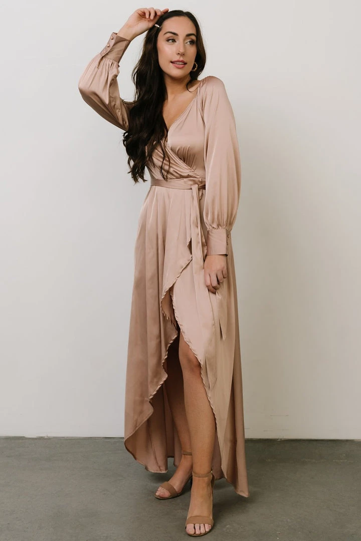 DD Rogue Tulip High Low Dress | Champagne 7 DD Rogue Tulip High Low Dress | Champagne